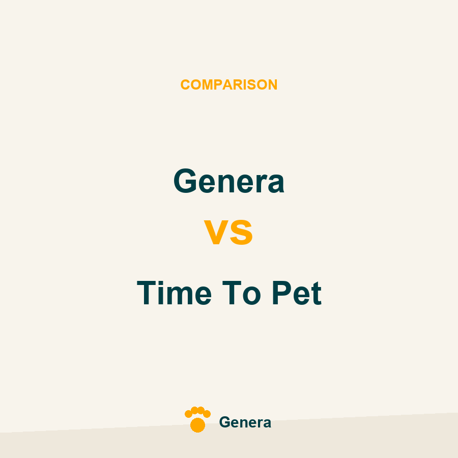 Genera vs Time To Pet: which suits a UK pet business?